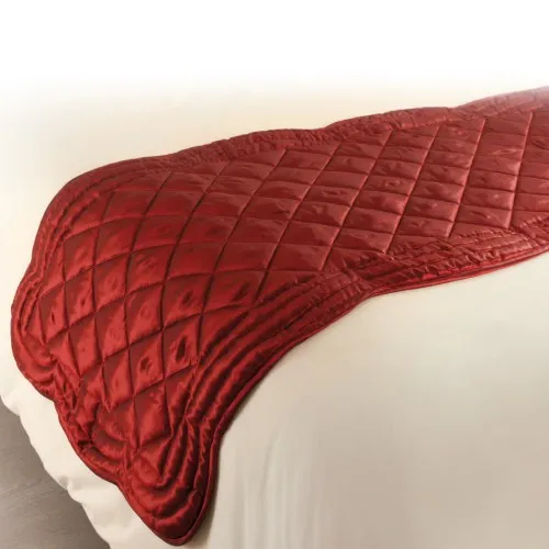 Chemin de lit satin réversible