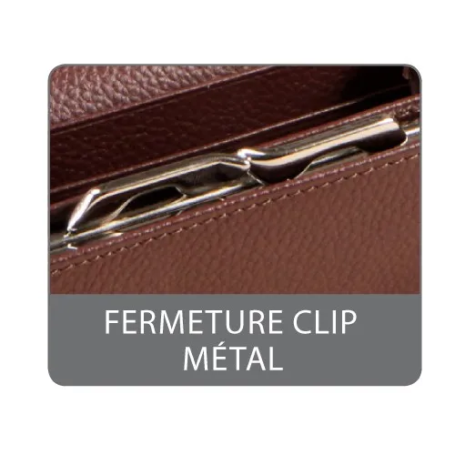 Porte-monnaie cuir organiseur