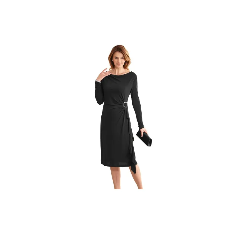 Robe drapée Carmina