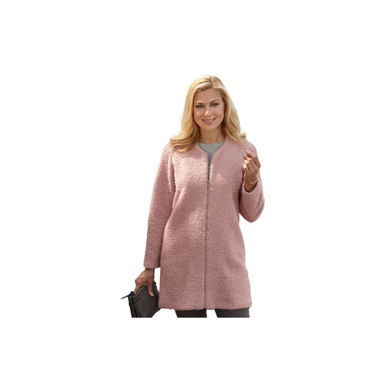 Manteau maille moutonnée