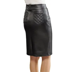 Jupe simili cuir Janis