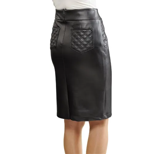 Jupe simili cuir Janis