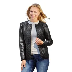 Veste simili cuir Inès