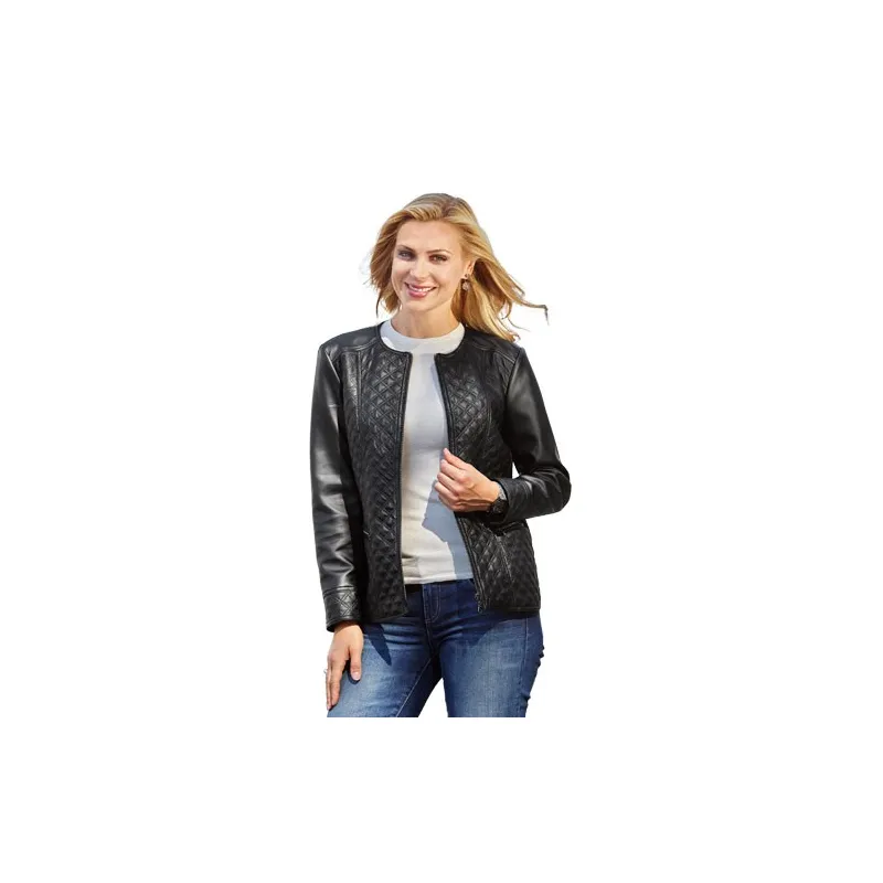 Veste simili cuir Inès