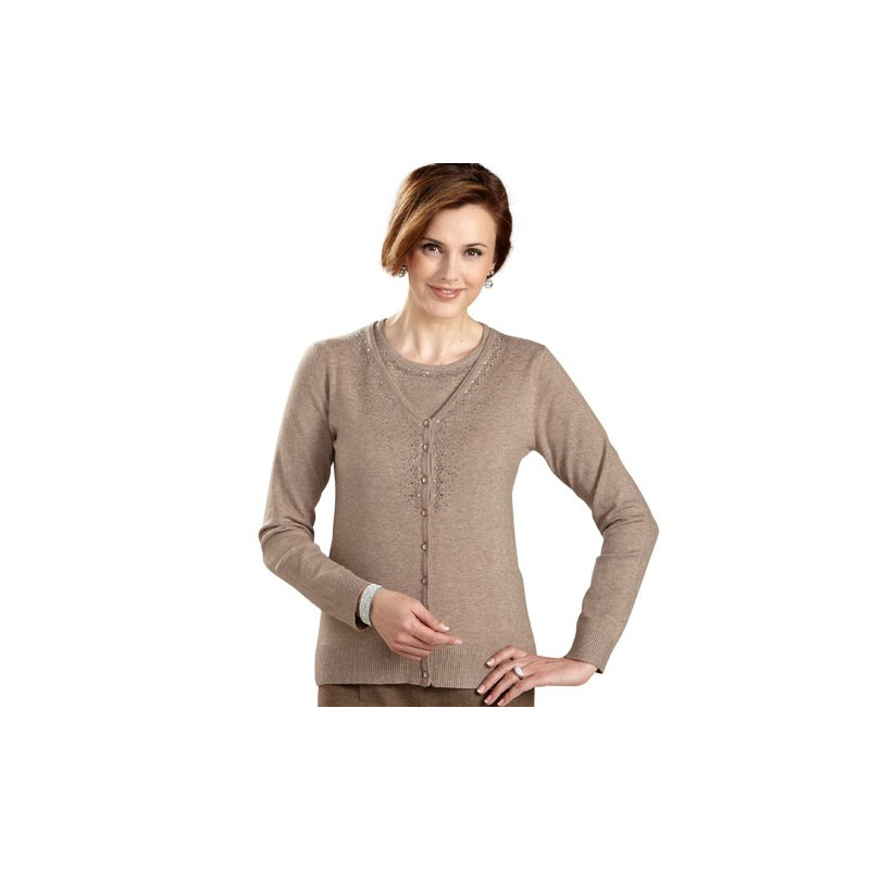 Cardigan boutonné Prestige