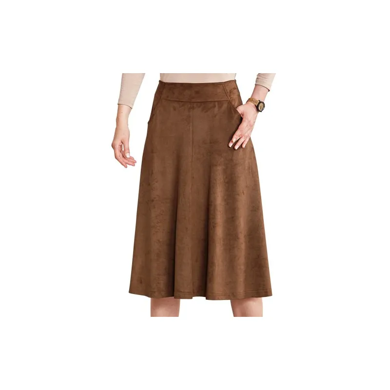 Jupe évasée en Microdaim