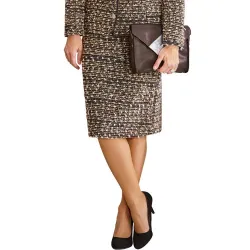 Jupe bouclette «couture»