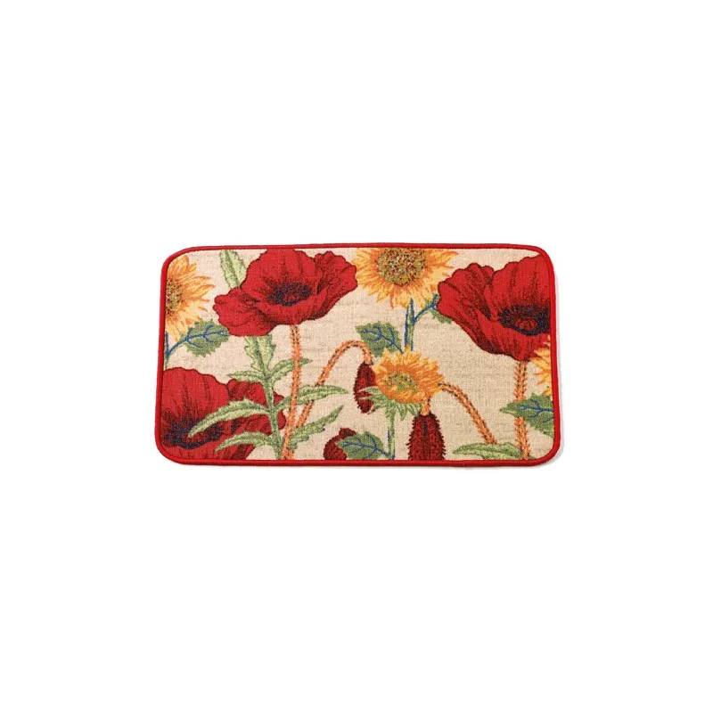 Tapis coquelicot