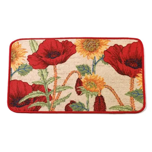 Tapis coquelicot