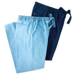 Pantalons denim Silky - les 2