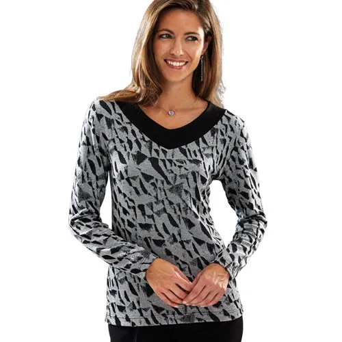 Pull argenté Stella