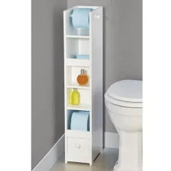 Meuble-réserve papier toilette