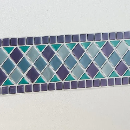 Frise adhésive «mosaïque»