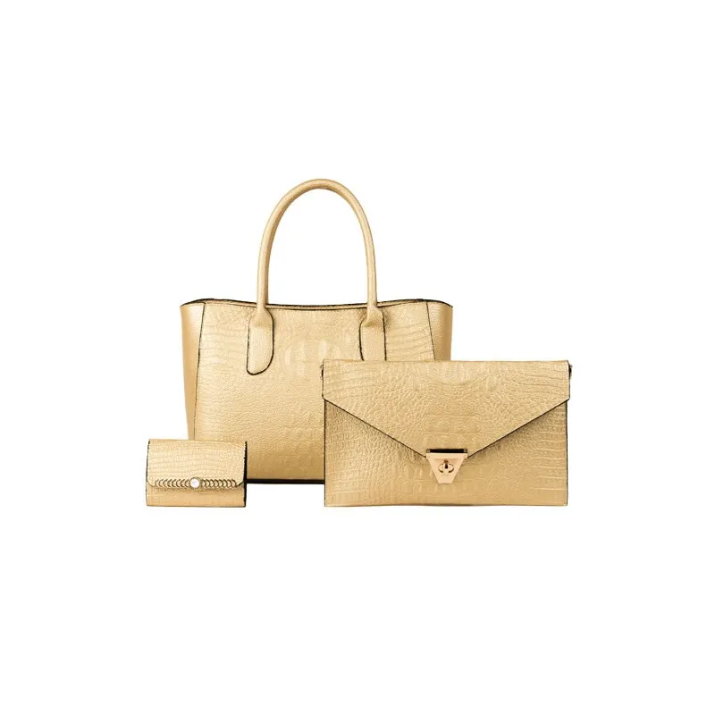 Trio maroquinerie Goldy