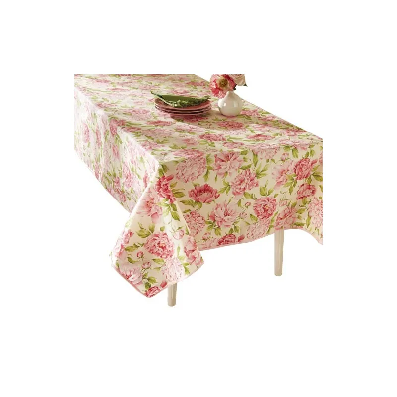 Nappe antitache pivoine rectangulaire