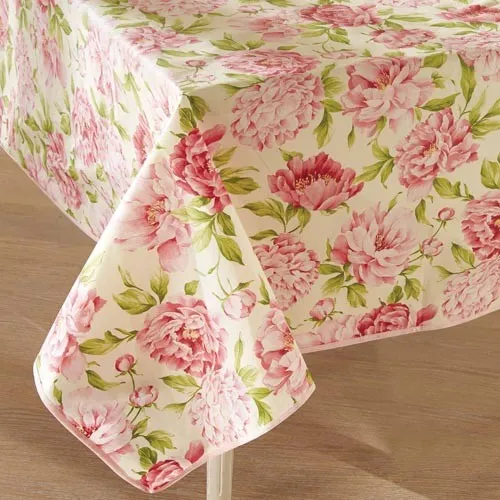 Nappe antitache pivoine rectangulaire