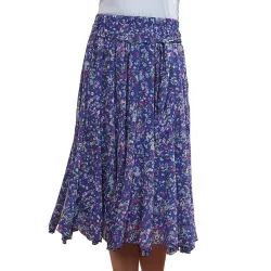 Jupe multi-panneaux Bleuet