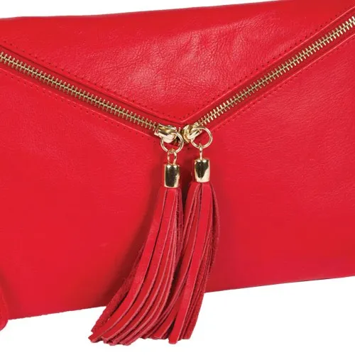 Pochette cuir Rubis