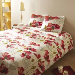 Parure de lit coquelicots