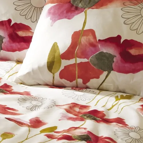 Parure de lit coquelicots