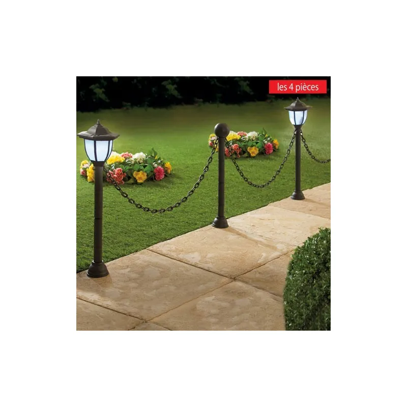 Lanternes solaires «palace» - les 4