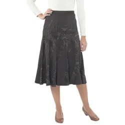 Jupe multi-panneaux laine