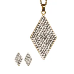 Parure «éclats de cristal»