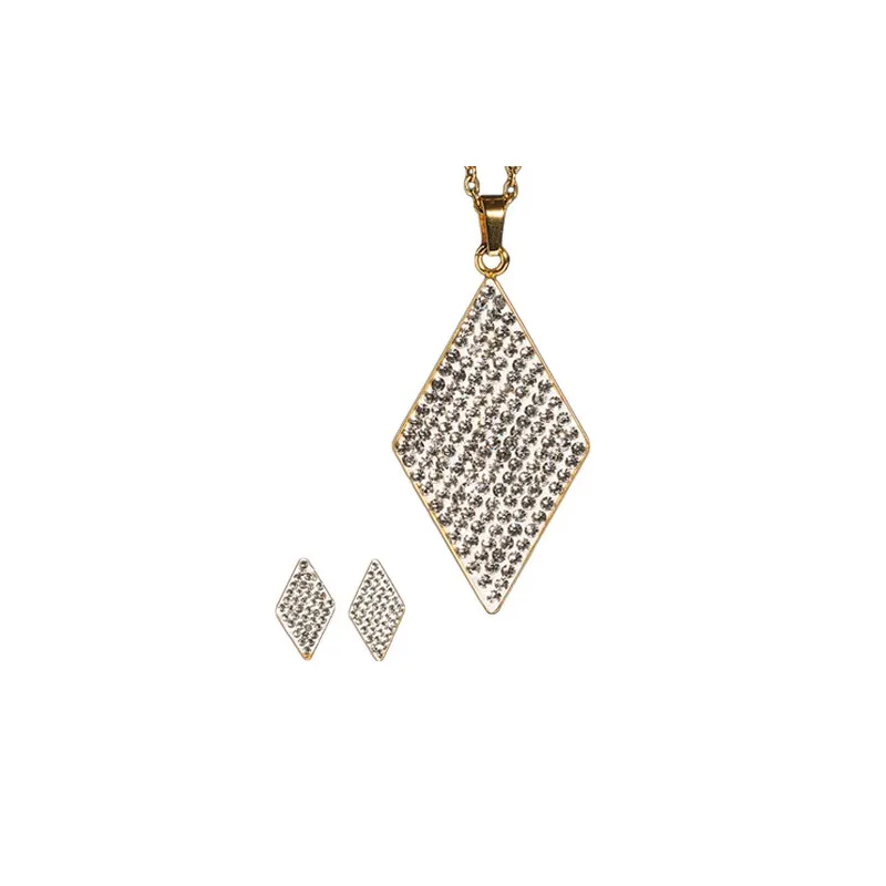 Parure «éclats de cristal»