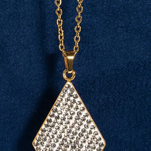 Parure «éclats de cristal»