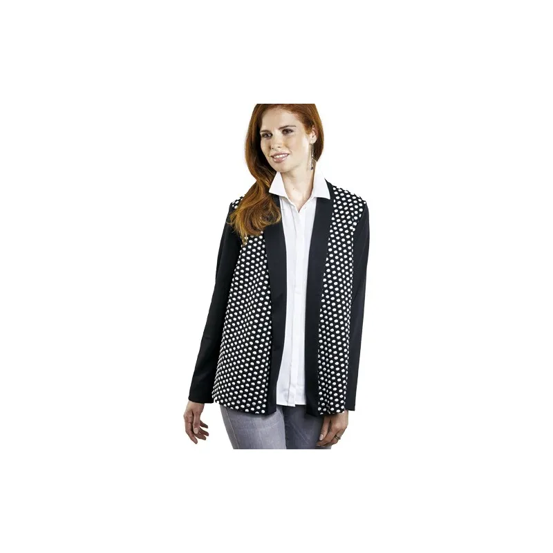 Veste maille à Pois