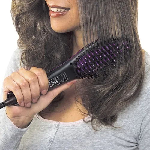 Brosse chauffante lissante