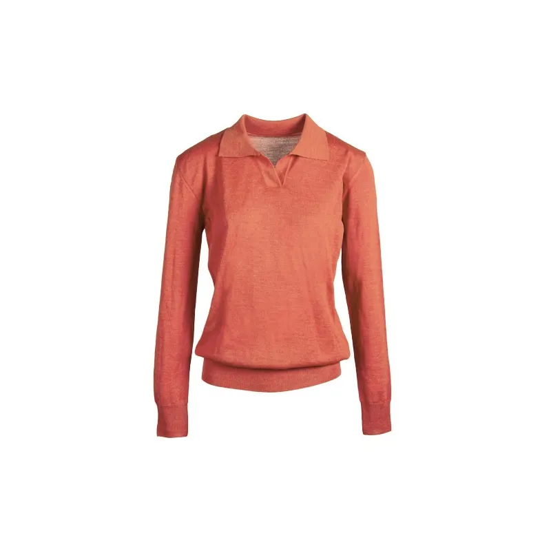 Pull-polo Mérinos