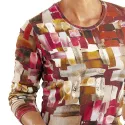 Pull fin Mosaïque