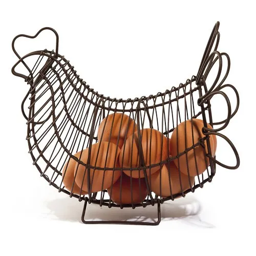 Poule Panier à œufs