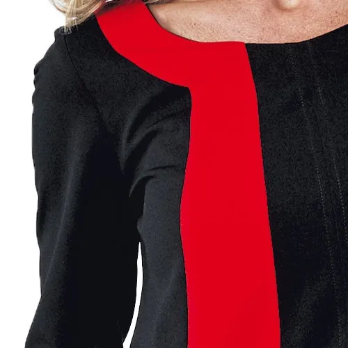 Robe bicolore amincissante