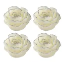 Bougies roses LEDs - les 4