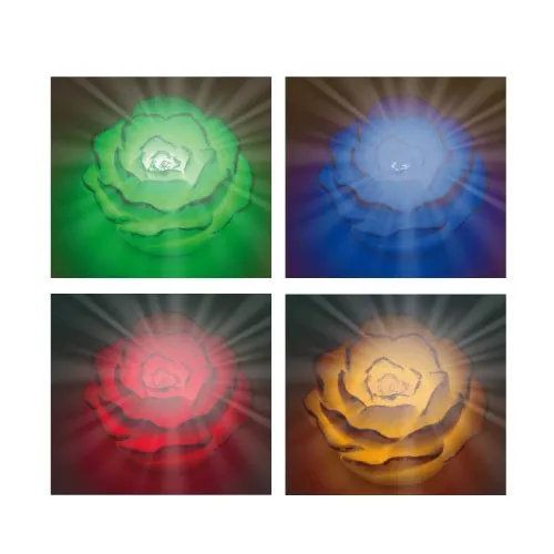 Bougies roses LEDs - les 4
