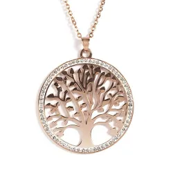 Collier-médaillon Arbre de vie