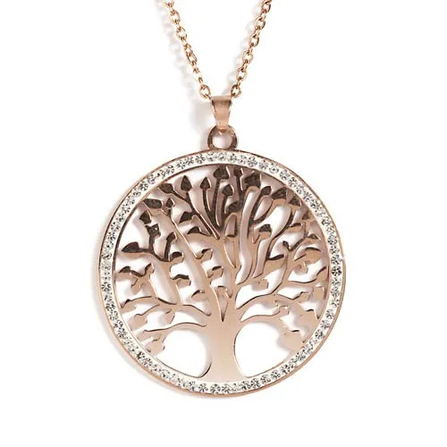 Collier-médaillon Arbre de vie