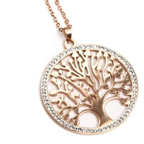 Collier-médaillon Arbre de vie
