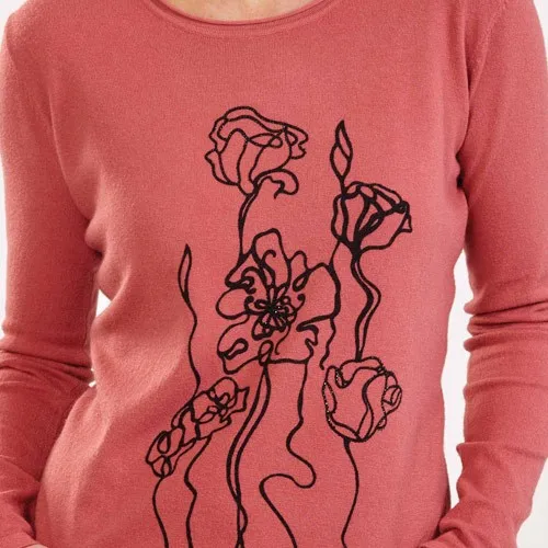 Pull douceur Floralie