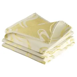 Serviettes «reflets d’or»