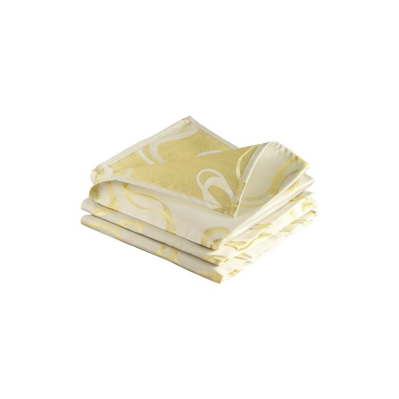Serviettes «reflets d’or»