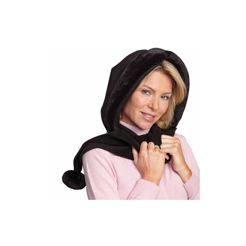 Capuche-écharpe polaire