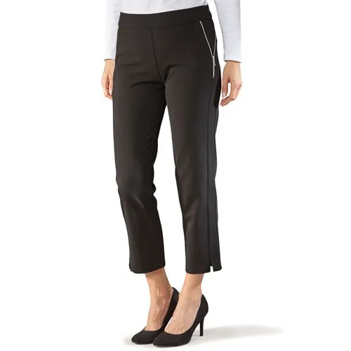 Pantalon 7/8e zippé
