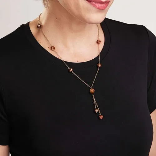 Collier perles & Shamballa