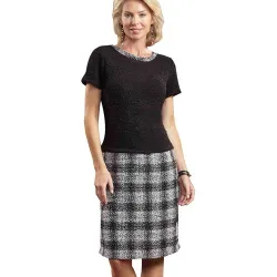 Robe bouclette «Prince de Galles»