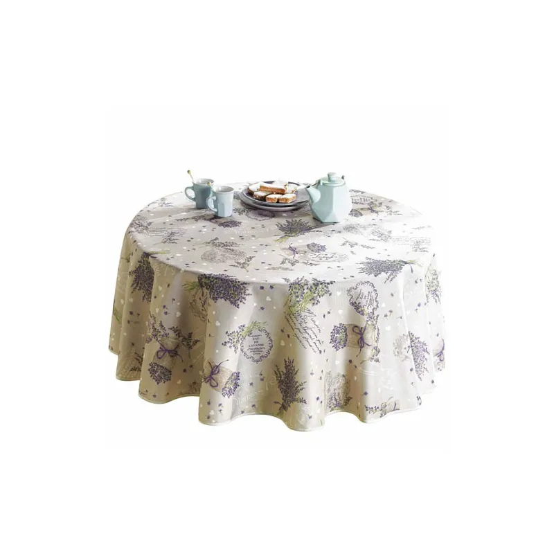 Nappe lavande ronde