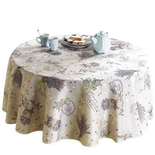 Nappe lavande ronde Nappe lavande ronde