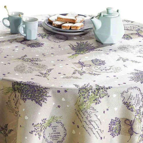 Nappe lavande ronde